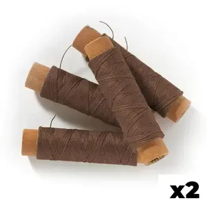 Comparateur de prix : Fils De Coton 0,5x10m Marron X2 Bobines - Occre