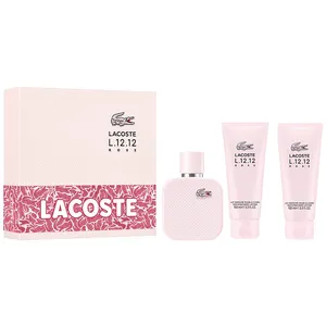 Coffret Lacoste L.12.12 Rose, 3 pièces pas cher