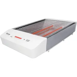 TMELECTRON Grille-pain horizontal électronique TM 600W blanc pas cher