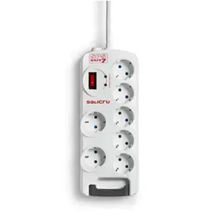 Multiprise 3 Prises Avec Interrupteurs Et 2 Ports USB