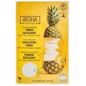 Comparateur de prix : IROHA NATURE Toner Exfoliant tampons pré-imbibés 10 u