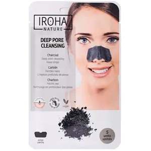 Iroha Nature Bandelettes nasales nettoyantes Detox - Charcoal pas cher