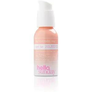 hello sunday THE EVERYDAY ONE face moisturiser SPF50 50 ml pas cher