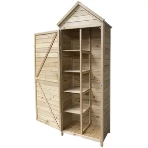 Comparateur de prix : Gardiun - Armoire de Rangement Candy 35x70x177 cm en Bois