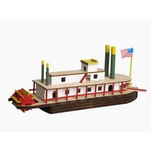 Comparateur de prix : Artymon Maquette bateau en bois : Fluvial à roue Orléans