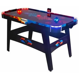 BigBuy Fun Hockey Table Fire & Ice LED Lights 146 x 71 x 82 cm pas cher