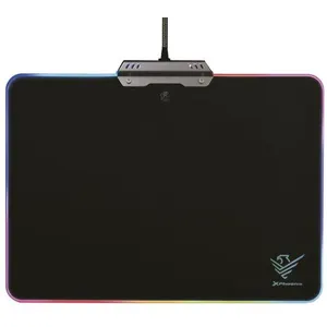 Phoenix phfactor-xpad Tapis Gaming RGB 10 Modes de d'éclairage Rigide USB Noir pas cher