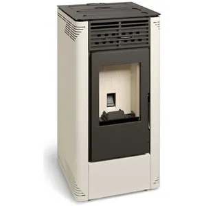 Ferlux - Poêle à granulés (Pellets) flora 8kW blanc - a+ pas cher