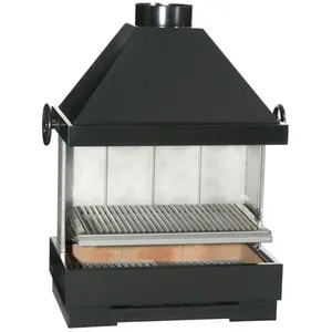 Comparateur de prix : ESCALOR Barbecue à charbon Fiesta Noir 72,7 x 44,6 cm Inox