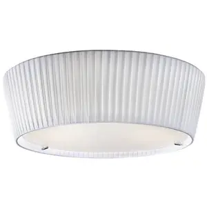 Comparateur de prix : Bover Plafonet 43 - plafonnier en tissu, blanc