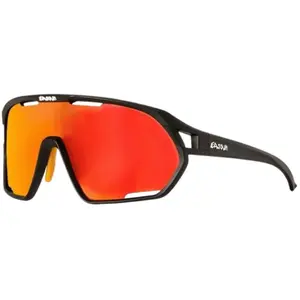 Lunettes Eassun Paradiso noir mat avec verres à effet miroir Red Revo pas cher