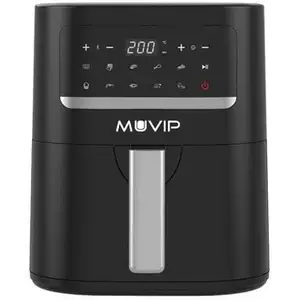 Comparateur de prix : Muvip Friteuse à air chaud 4.5l 1600w écran tactile - 10 programmes préréglés - cuiseur with 80% moins de graisse - marmite anti-adhésive - température