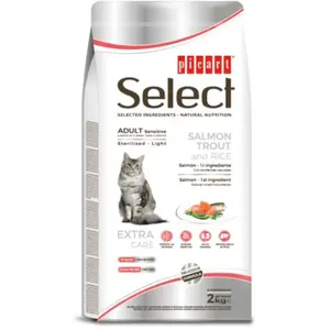 Select Sélectionnez la lumière stérilisée au Chat 2 kg. Nourriture prémiun pour Les Chats