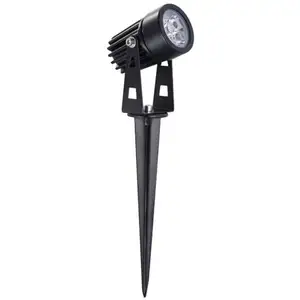 Spot led rond zas 7W IP65 couleur Noir Beneito FaureVendu parkaufland