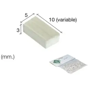 Aedes Pierre de mur marbrée 5x3x10mm - Accessoires maquettes céramique pas cher