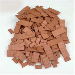 Aedes Maquette en céramique : Accessoires : 300 tuiles rouges pas cher
