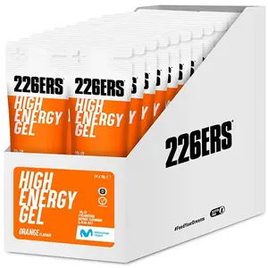 Gel énergétique 226ERS High Energy BCAA saveur orange 76 g (24 unités)Vendu pardeporvillage
