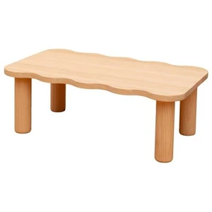 Naan Furniture Table basse en pin massif naturel 100 cm Non verni pas cher