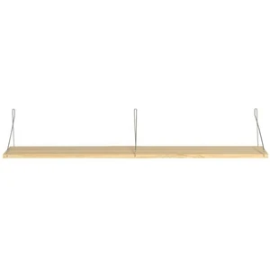 Naan Furniture Etagère murale en bois massif naturel 120 cm pas cher