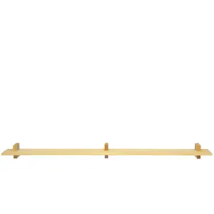 Naan Furniture Etagère murale individuelle en bois de pin naturel 170 cm pas cher