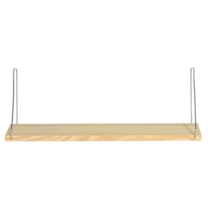 Naan Furniture Petite étagère murale en bois massif naturel 90 cm pas cher