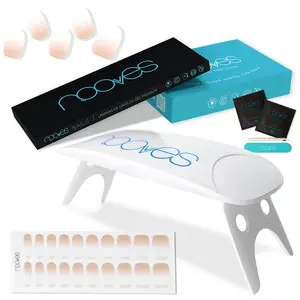 Nooves Feuilles Ongles Gel Premium Kit Dégradé Nude 5uts