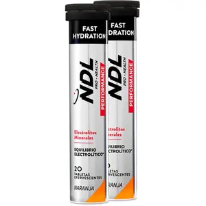 NDL Pro-Health tabletas efervescentes Hidratación Naranja 2x20uds pas cher