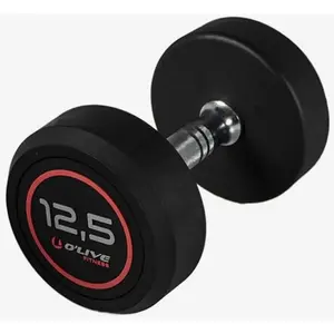 Olive Haltère Rubber Pro-style 12.5kg