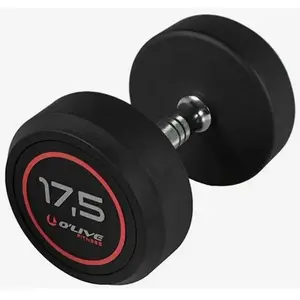 Olive Haltère Rubber Pro-style 17.5kg