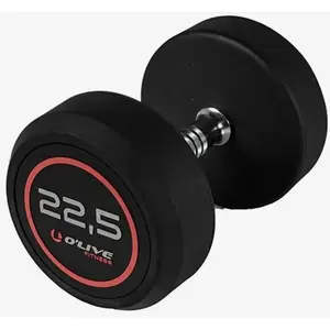 Olive Haltère Rubber Pro-style 22.5kg pas cher