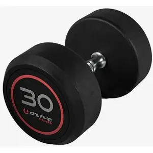 Olive Haltère Rubber Pro-style 30kg