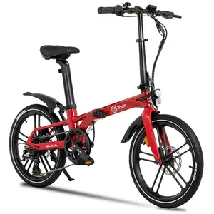 Comparateur de prix : Vélo Électrique Youin BK1350R MARBELLA Rouge 250 W 20"
