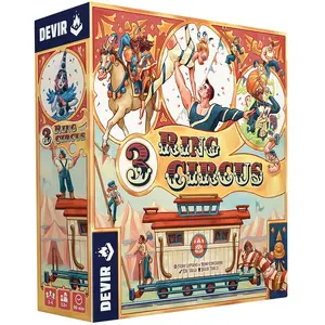 Devir Jeu De Société 3 Ring Circus pas cher