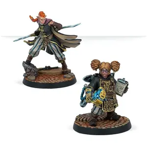Figurine Warcrow - Black Legion Supports (FR + ENG)  - CORVUS BELLI Figurines pour jeu de figurines  - LD-WW02006-0019FR Vendu par1001hobbies