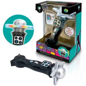 Deqube Microphone Karaoke Bluetooth Disc pas cher