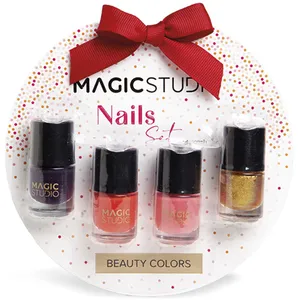 Magic Studio Lot D’ONGLES Colorés 4 pcs pas cher