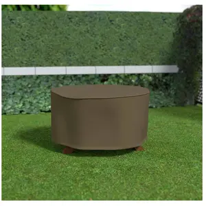 NORTENE Housse pour table ronde taupe 125x125 x hauteur 70cm pas cher