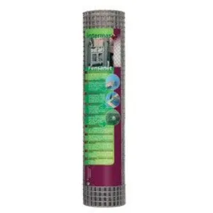 INTERMAS GARDENING Grillage mé,tallique soudé, FENSANET, diam.12,7, 1x5m