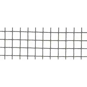NORTENE Grillage metal galva carré 1,2cm - 1 x 25 m - Gris pas cher