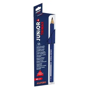 Alpino Aucune Alpin Trimax Crayons graphites à mine épaisse 12 pièces Multicolore pas cher