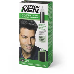 Comparateur de prix : Colorant pour cheveux Just For Men - Noir - Sans ammoniaque - Tous types de cheveux - 30 ml