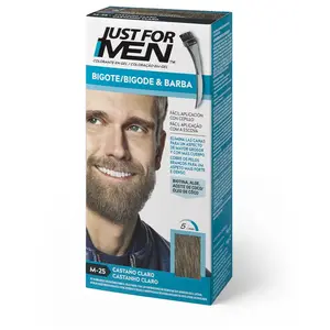 Comparateur de prix : Just For Men Gel Coloration moustache, barbe et favoris #marron clair