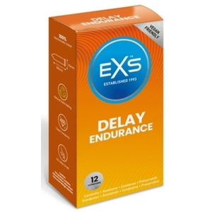 EXS | Delay Préservatifs | Latex Naturel & Préservatif Plus Sûr | Végan | Lot de 12 pas cher