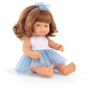 Miniland Poupée Bébé Rousse 38 Cm pas cher