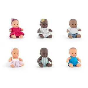 Miniland ML Poupées: SET POUPÉES BÉBÉ HABILLÉES 21cm pas cher