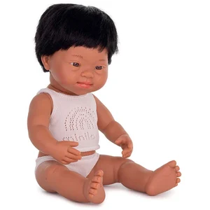 Comparateur de prix : Miniland Poupée Bébé Latino Avec Syndrome De Down 38 Cm