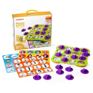 Miniland- Éducation des valeurs du Jeu de Paire, 31925, Multicolore pas cher