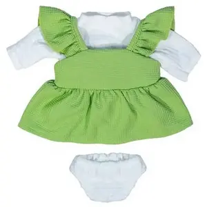 Miniland Robe Dhiver Et T-shirt Pour Poupée De 38 Cm Vert pas cher