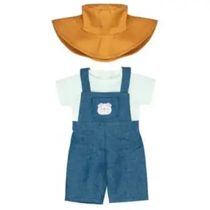Miniland Costume De Fermier Pour Poupées De 38 Cm Bleu pas cher