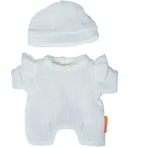Miniland Pyjama Blanc Avec Chapeau Pour Poupée De 21 Cm Blanc pas cher